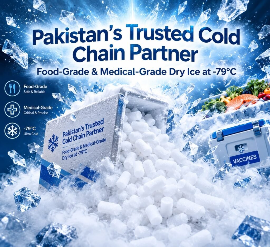 Food grade and medical grade dry ice